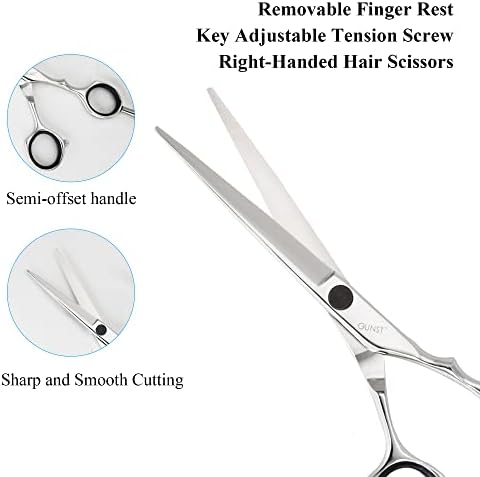 Комплект Ножици за коса - Ножица за Подстригване на коса 6 Инча - Филировочные Ножици 6Дюймов с 30-Инчов Зъби - Ножица за Подстригване на коса за професионалисти