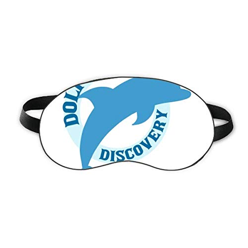 Син Океан С Елегантен Дизайн на Делфин, Защитната Маска За очите, Мека Нощна Превръзка На Очите, Сянка на Кутията