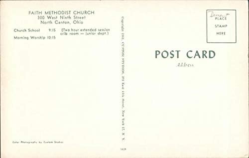 Методистская църква на Вяра Северния Кантон, Охайо, Оа Оа Оригиналната Реколта Картичка