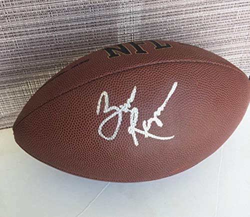 БЪРТ РЕЙНОЛДС, подписано Wilson NFL Football JSA S43033 с 10 автографи в сърцето - Футболни топки с автографи