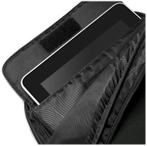 Калъф BoxWave за таблет Sony Xperia Z2 (Case by BoxWave) - Включва градска чанта, колани-незабавни посланици През рамо, Джобове за химикалки за таблет Sony Xperia Z2, таблет Sony DPT-CP1 | Xperia Z2 - Тъмно син