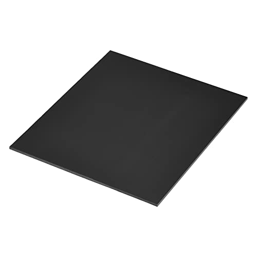 Лист MECCANIXITY UHMW от Сверхвысокомолекулярного полиетилен с твърд пластмасов лист от 6.1 x 6,1 x 0,12 Черна опаковка от 2