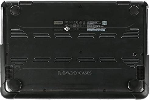 Калъф MAX Cases Extreme Shell за Lenovo N23 (версия Chromebook Yoga) С Пластове защитна обвивка, защитен калъф от удари - черен
