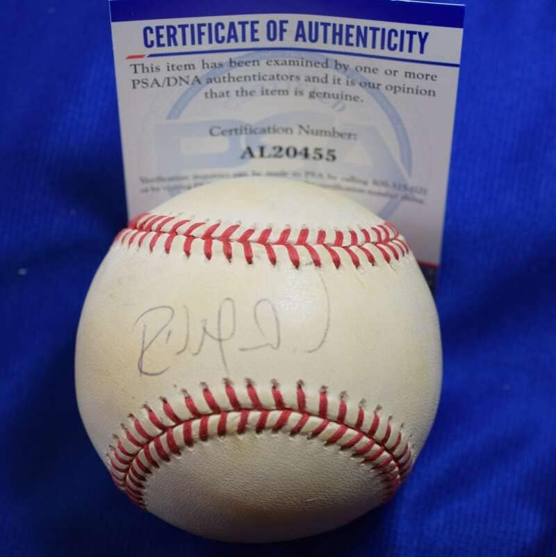 Раул Мондези PSA ДНК Coa Автограф на Националната лийг Бейзбол с автограф ONL
