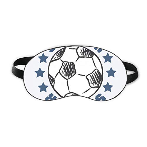 Футболни Футболен Спортен Фигура Sleep Eye Shield Мека Нощна Превръзка На Очите Сянка На Кутията