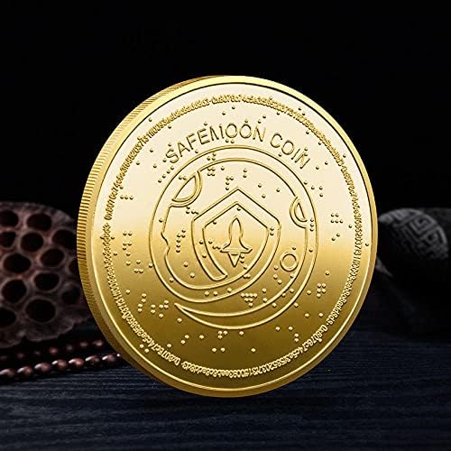 Възпоменателна Монета, Позлатена Сребърна Цифров Виртуална Монета Лъки Coin Криптовалюта 2021 са подбрани Монета с Ограничен Тираж и Защитно покритие
