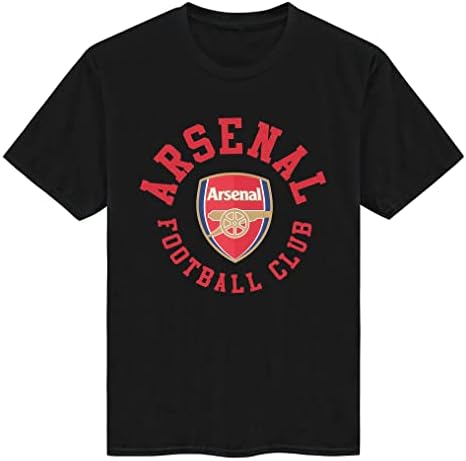 Тениска на Arsenal F. C., Мъжки Памучен Тениска, Класическа Удобна Риза С Къс ръкав, Нова Градинска Облекло, Тениски Harajuku, Топ, Черен