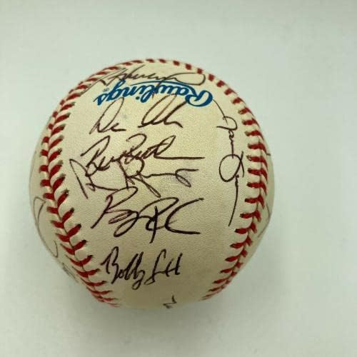 1998 Екипът на Тампа Бей Devil Рэйс В Първия сезон Подписа Договор с най-Висшата бейзболна лига - Бейзболни топки с автографи