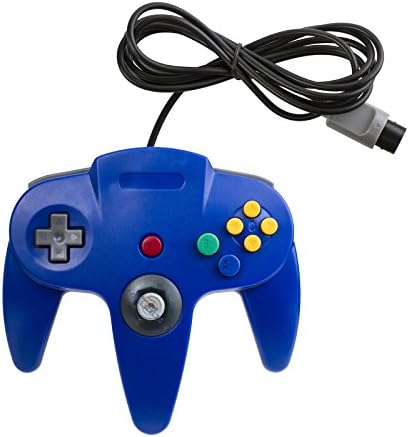 Нова игрална система с дълъг контролер от 2 теми за Nintendo 64 N64 син цвят, на кораб от САЩ