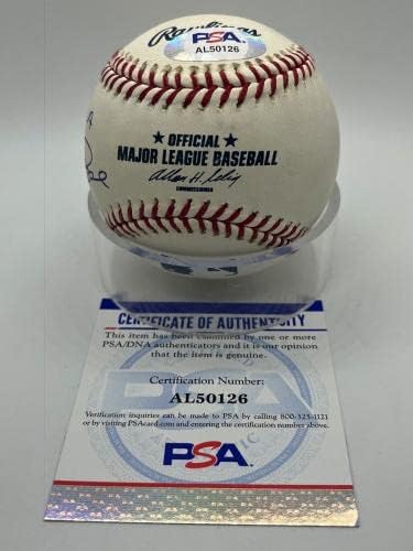 Пийт Роуз Ахола 4256 Червените Подписаха с Автограф на Официалния Бейзболен клуб MLB PSA ДНК - Бейзболни Топки С Автографи