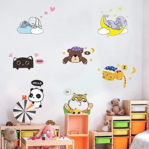 Стикери за стена DEKOSH за хола|, Определени от 10 Скъп и Цветни стикери за стена за Спални, Детски стаи и Детски