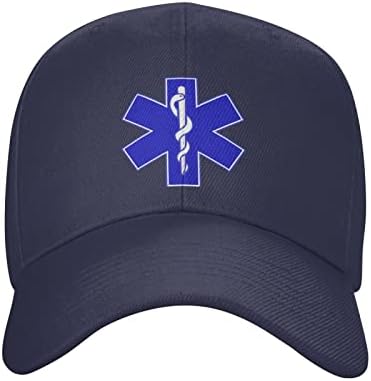 Enichan EMS Sign EMT Техник за оказване на спешна медицинска помощ Унисекс За Възрастни бейзболна шапка на Татко, Шапката на Шофьора Шапка