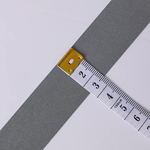 NOZUONO отразяващи сребристи тъкани ленти с висока видимост, направени със собствените си ръце, за да пришивания (1 инч x 20 см)