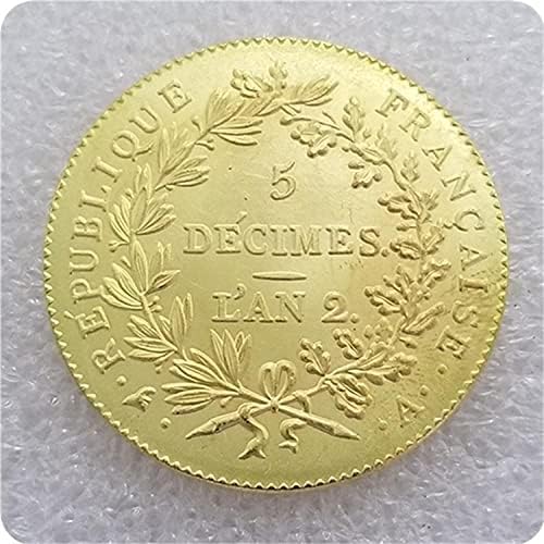 Професия Франция от 1793 Монета x462Coin са подбрани Възпоменателна Монета