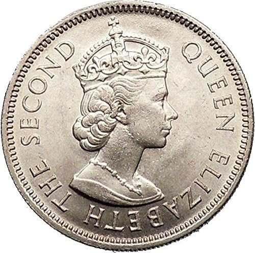 Автентични Старогръцки Римски монети и др 1961 г. Малайя и Британско Борнео Времето на кралица на обединеното кралство Елизабет II Монета в 20 цента i55239