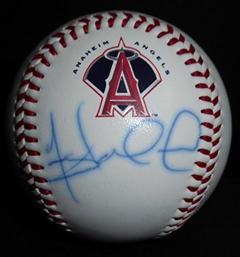 Фреди Сандовал Подписа Бейзболен PSA с Логото на Angels/ Автограф Начинаещ DNA Graph COA - Бейзболни топки С Автографи
